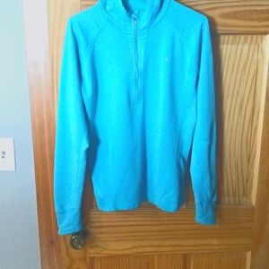 Nike 1/2 zip hoodie- bright blue